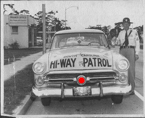Lt Huff and his patrol car